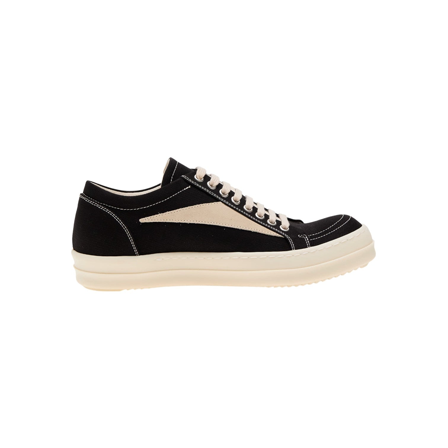 Rick Owens DRKSHDW 'Vintage' Black & Milk Sneakers
