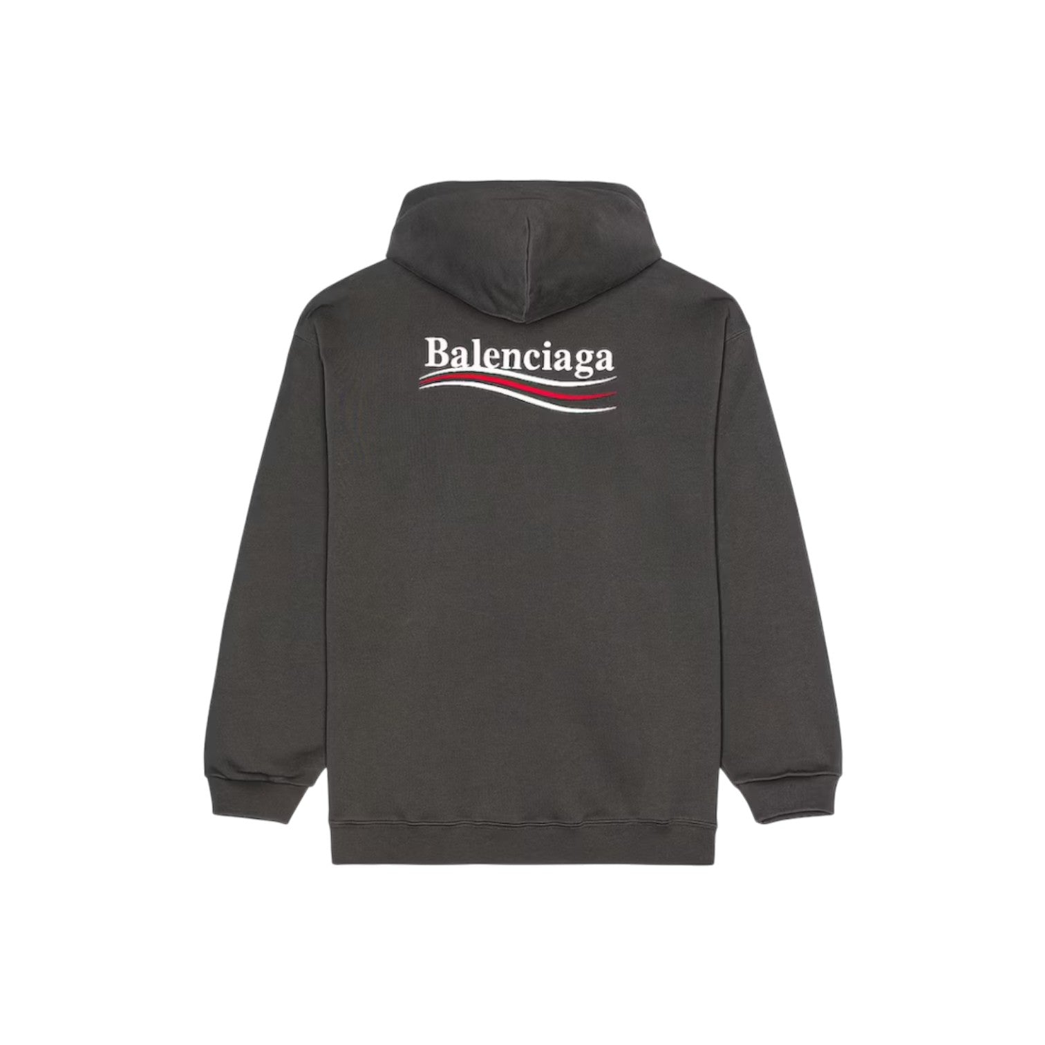 Balenciaga 'Campaign Logo' Dark Grey Hoodie