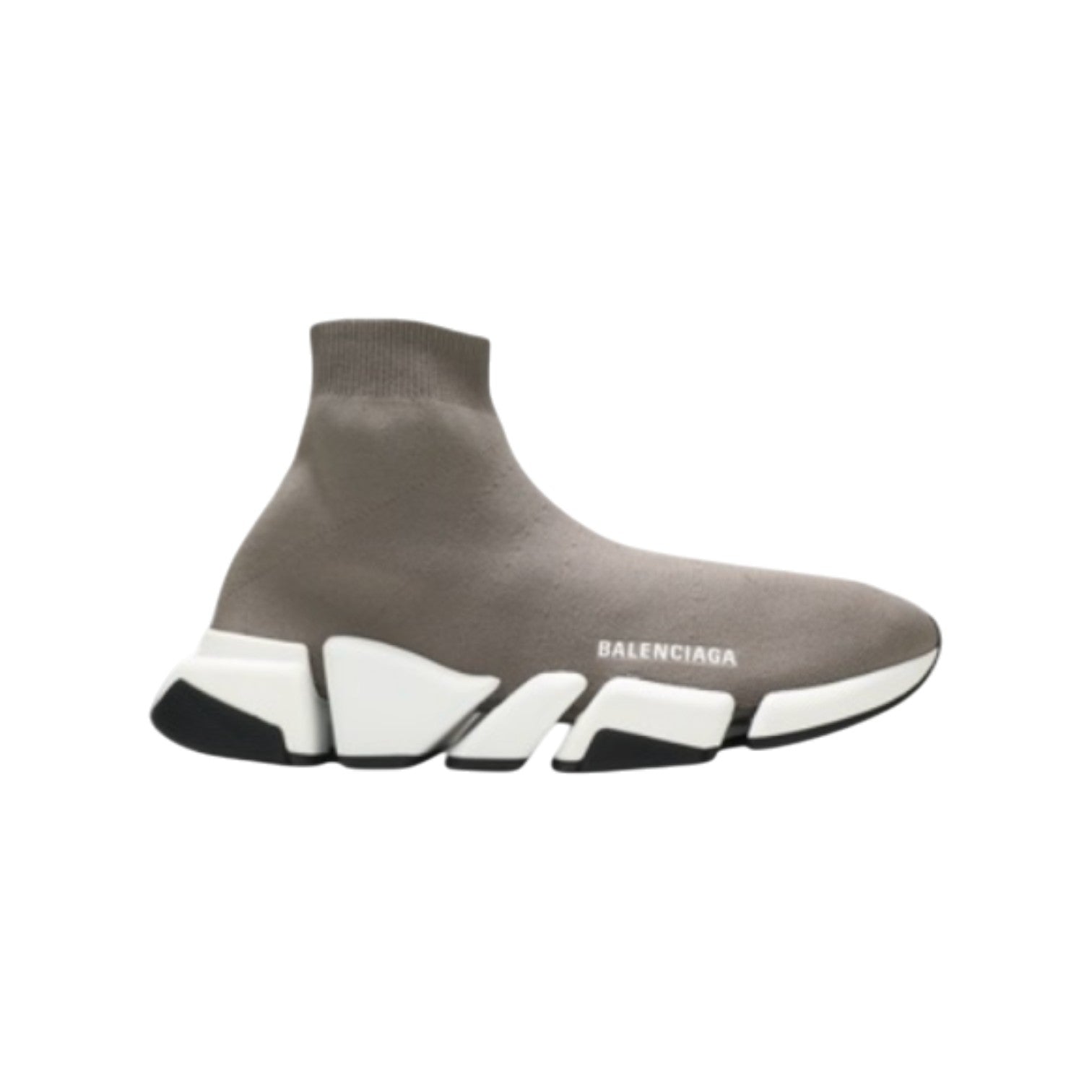 Balenciaga 'Speed 2.0' Dark Beige & Black Sneakers