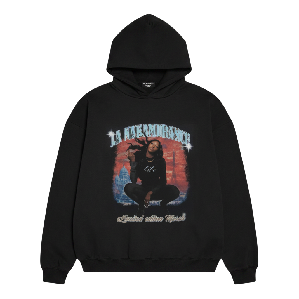 Balenciaga 'Aya Nakamura' Black Hoodie