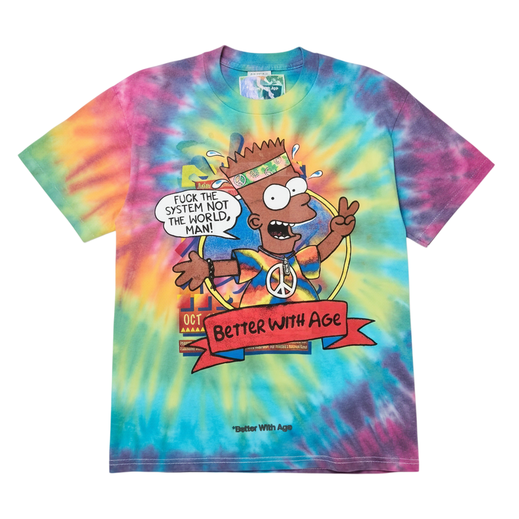 Better With Age 'Worser' Tie Dye Tee