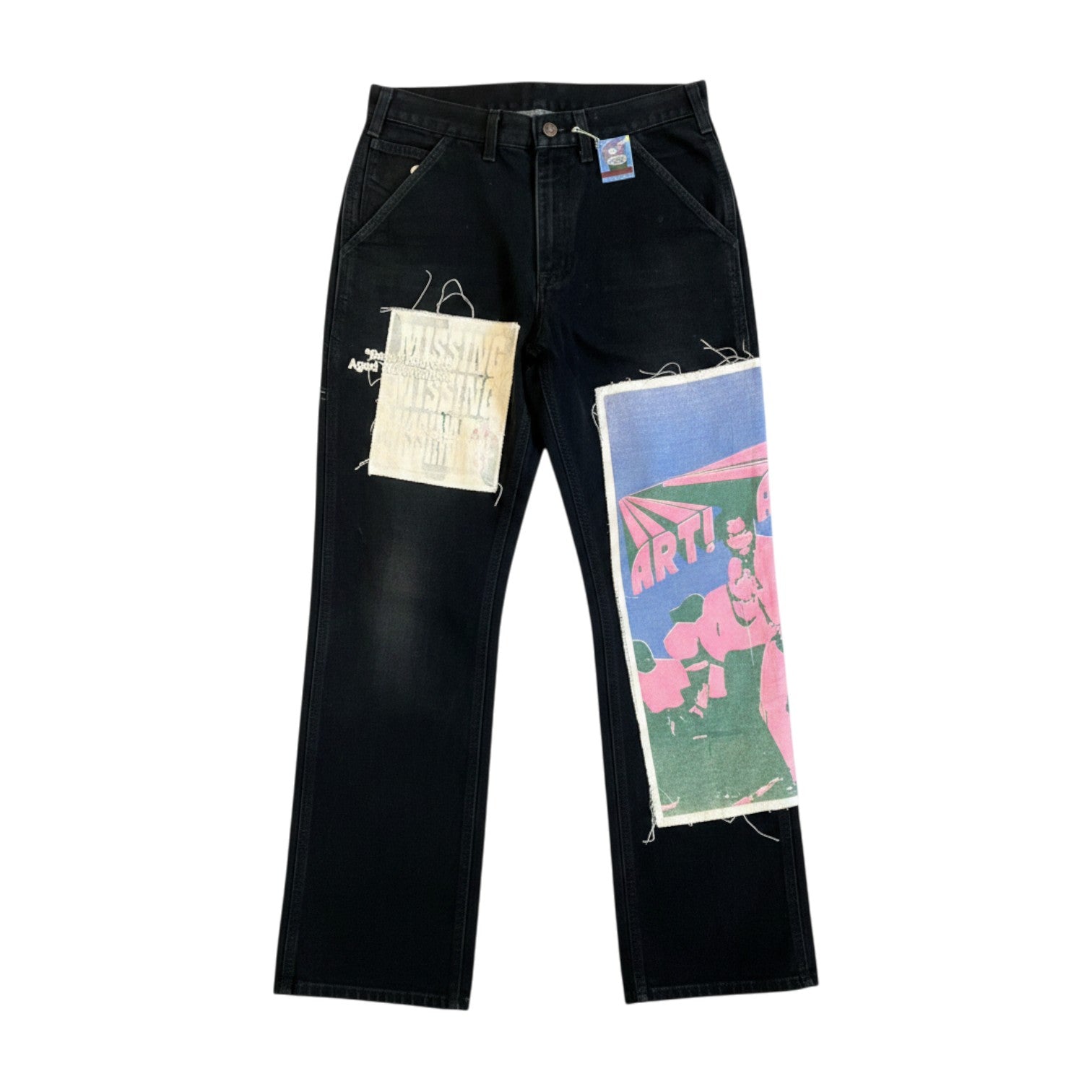 Better With Age 'Feck Carpenter' Black Jeans