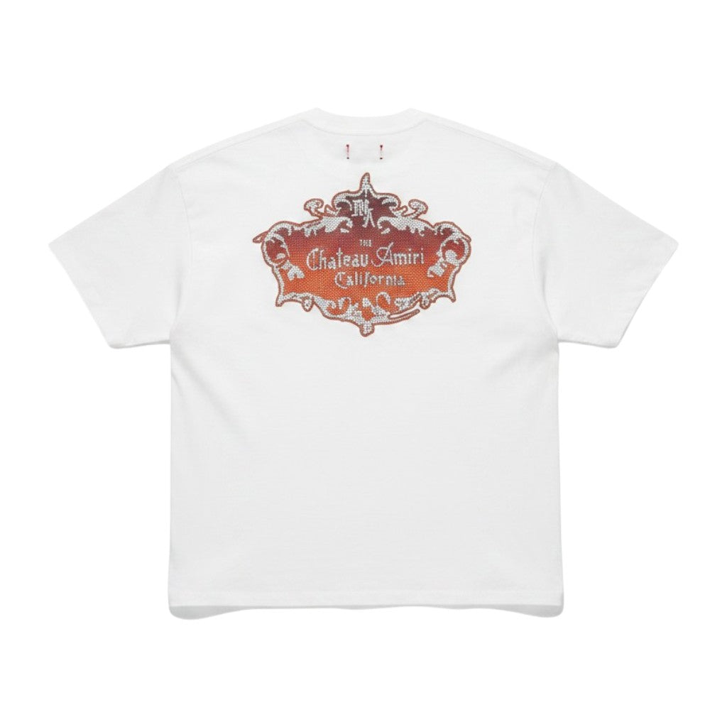 Amiri 'Chateau California' Oversized White Tee