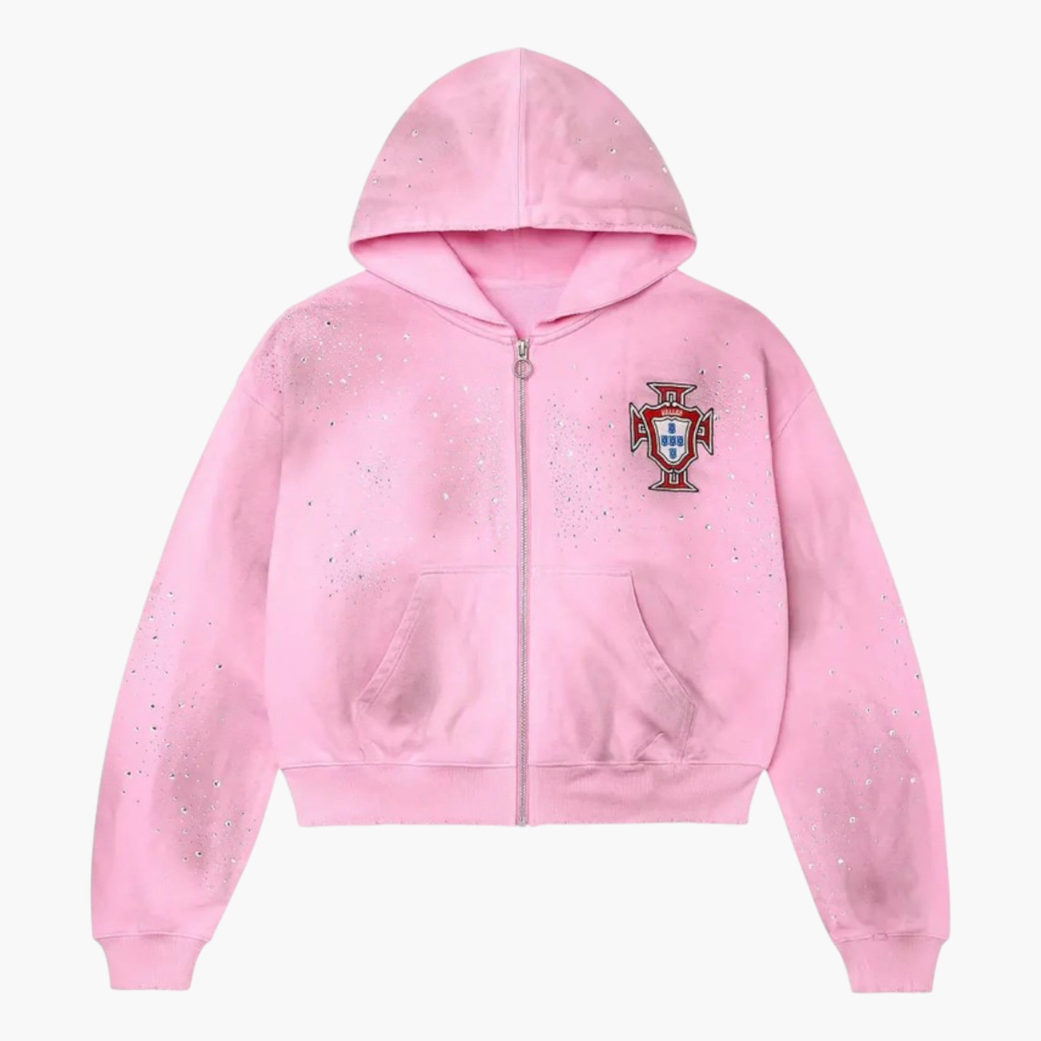 Vale Clustered Pink Zip Up