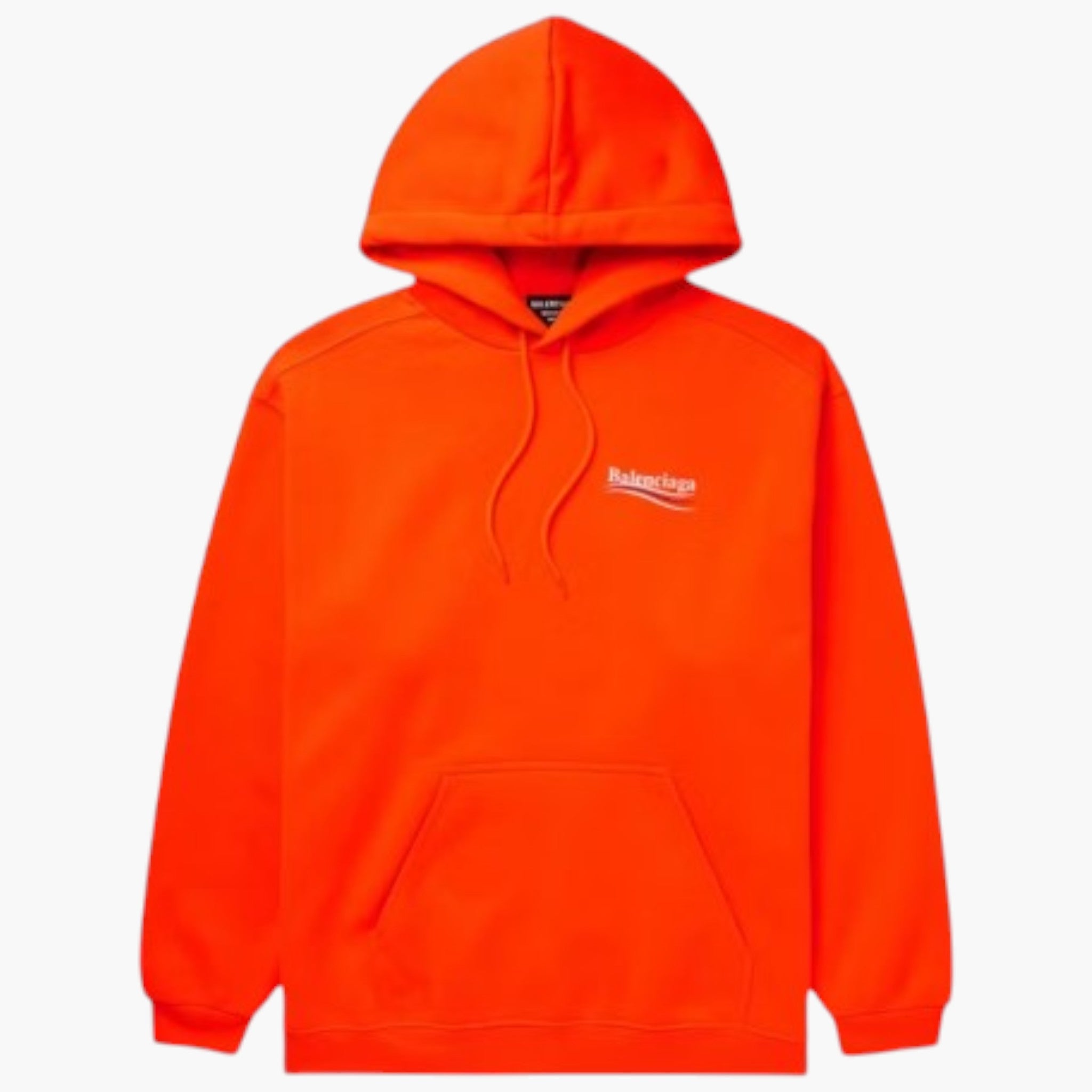Balenciaga Campaign Logo Orange Hoodie