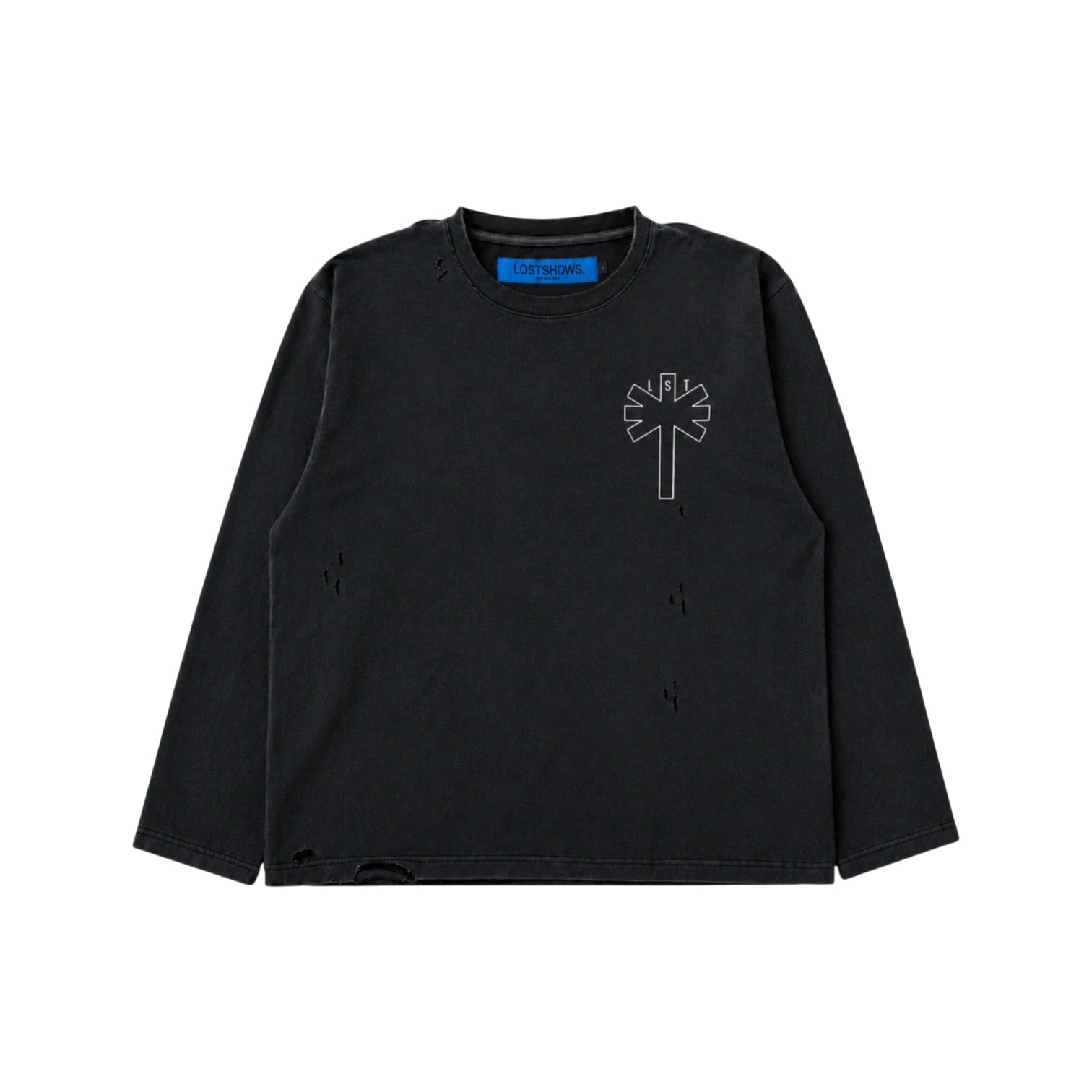 LOST SHDWS 'Gambling' Black LS Tee