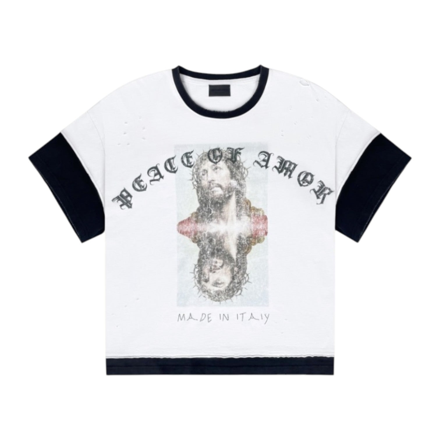 Stile De Amor 'Peace of Amor' White Tee