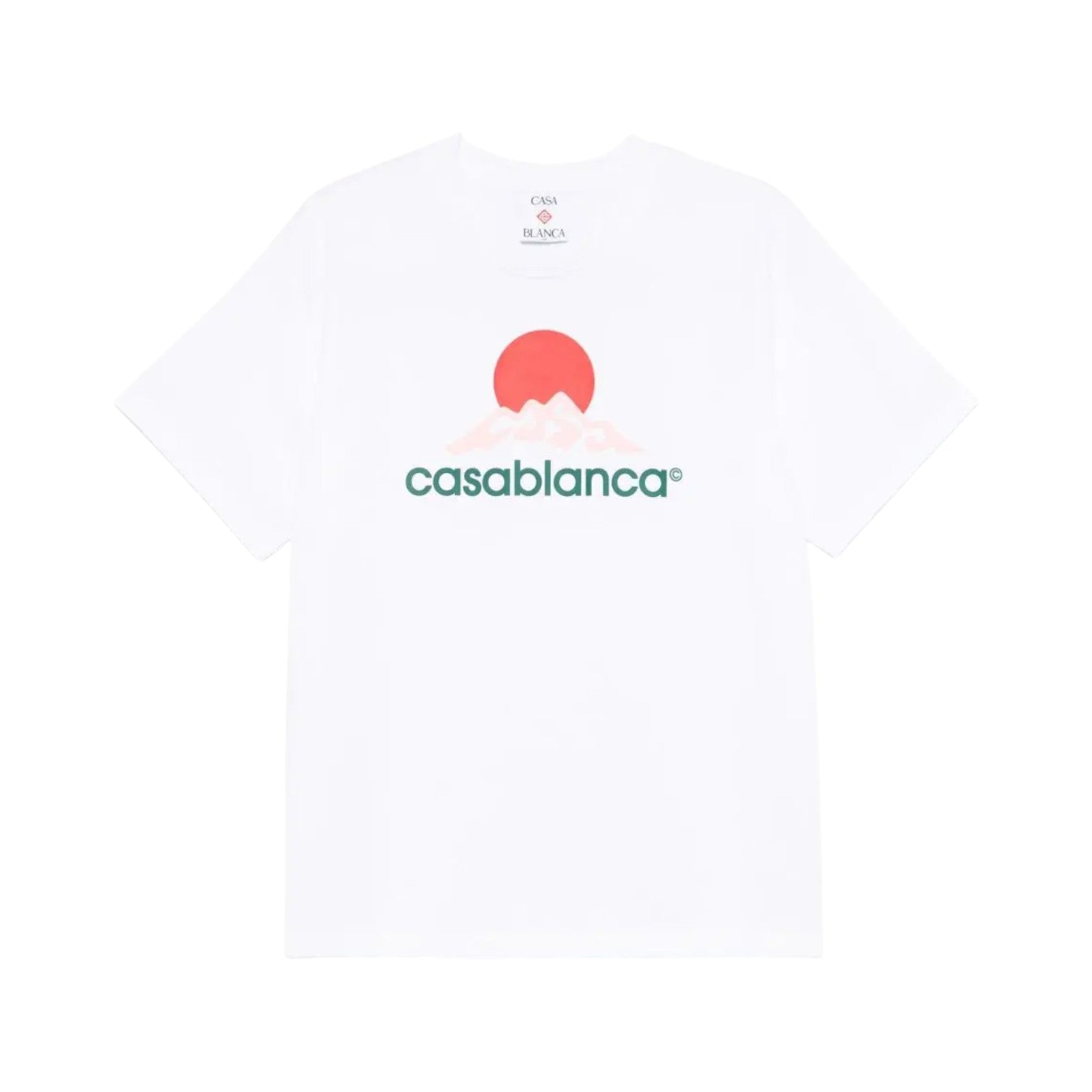 Casablanca 'Montagne Mountain' White & Red Tee