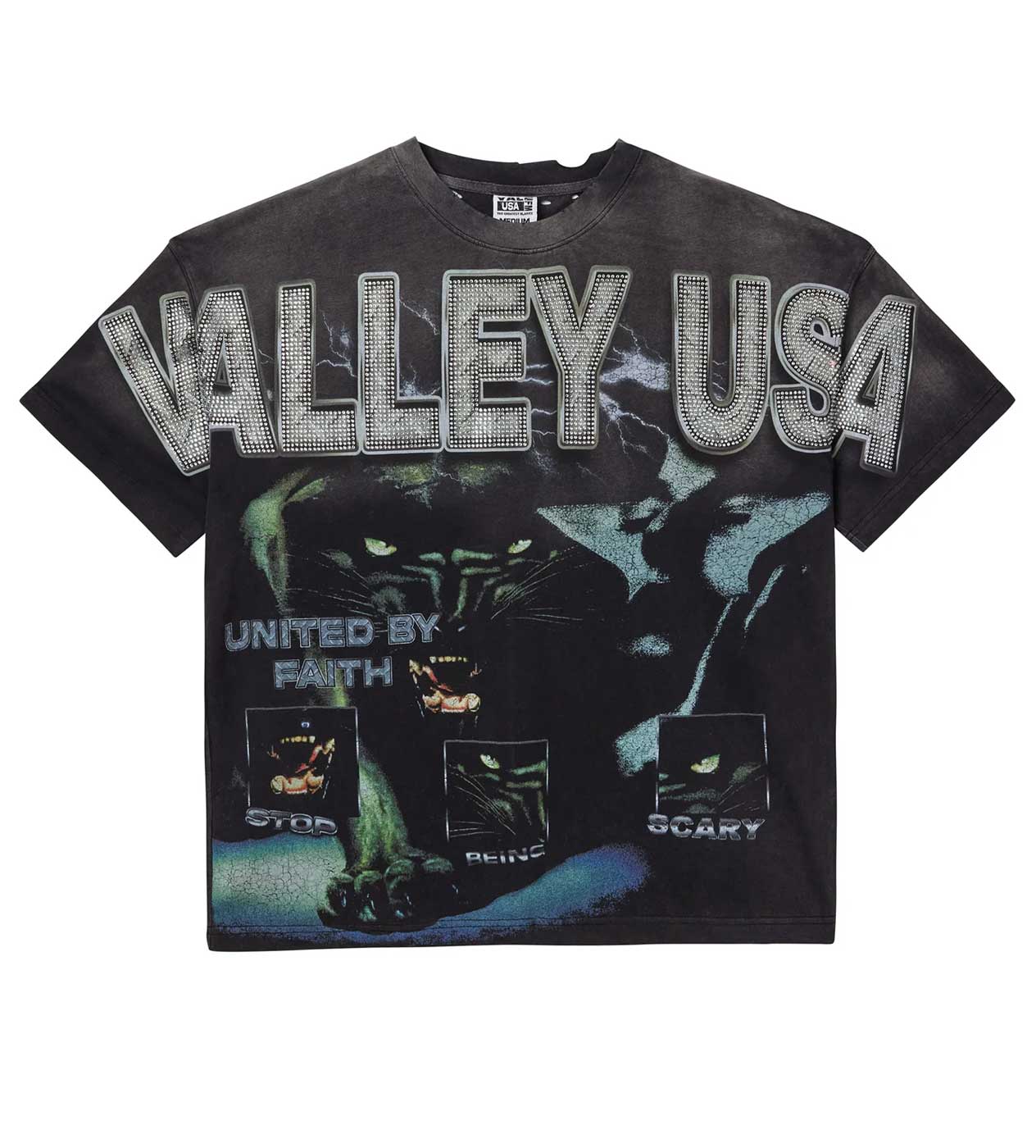 VALE Forever "Faith Bling" Black Tee