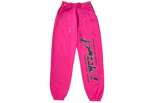 Sp5der Sweats Hot Pink