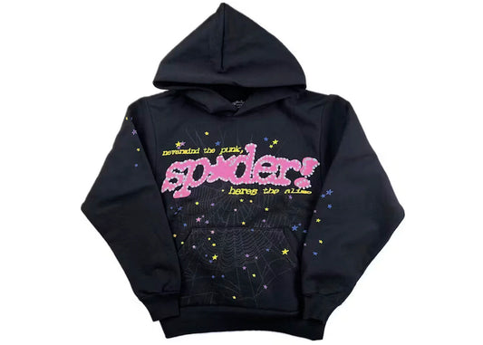 Sp5der V2 Hoodie Black