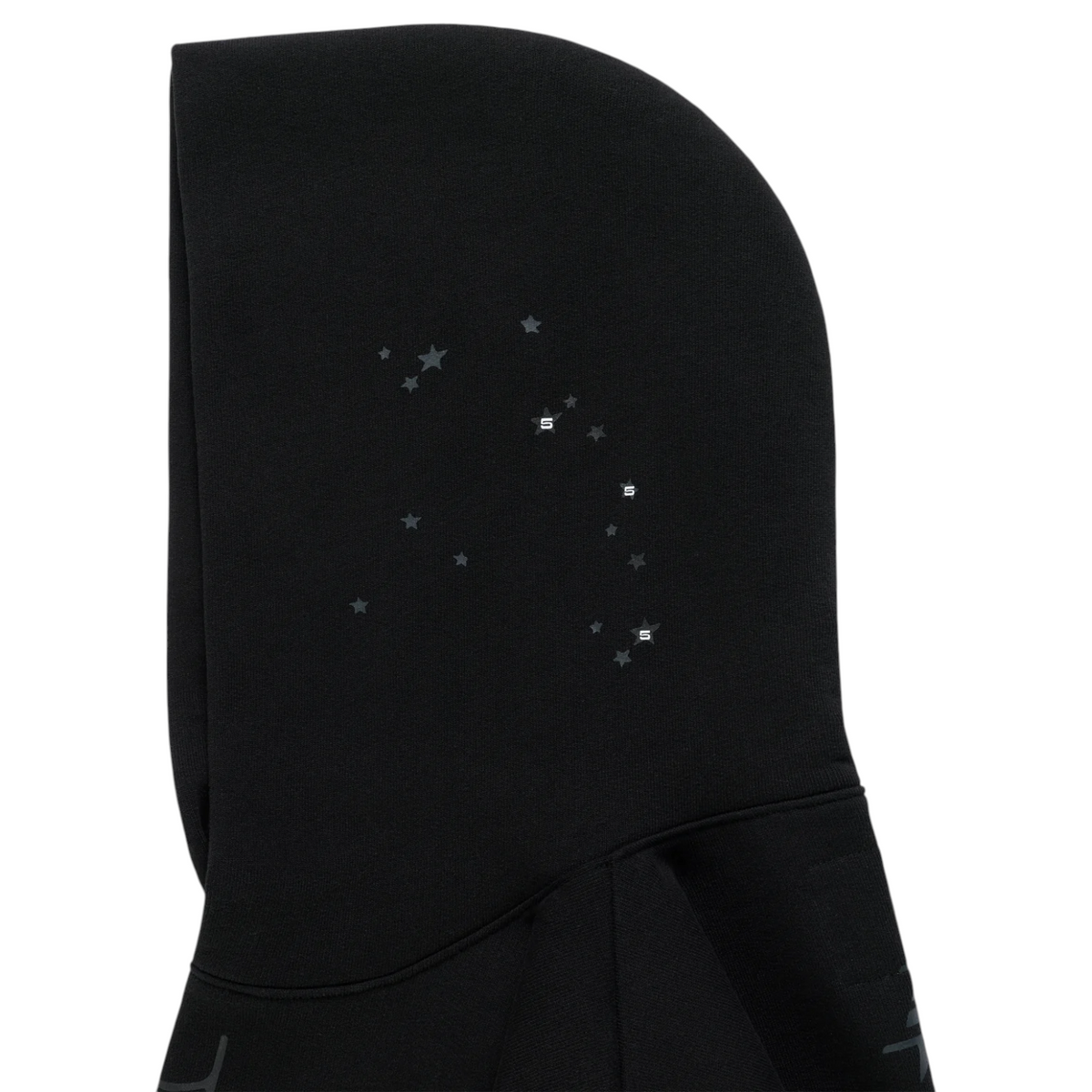 SP5DER 'PUNK V2' Rhinestone Black Hoodie