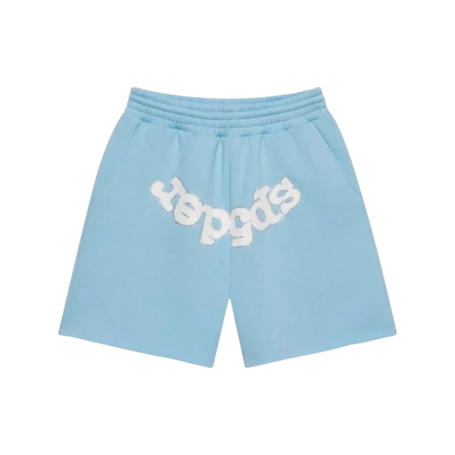 Sp5der 'OG Web' Sky Blue Shorts