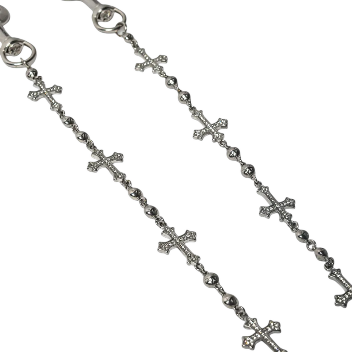 Starchain Silver Crosses Wallet Chain
