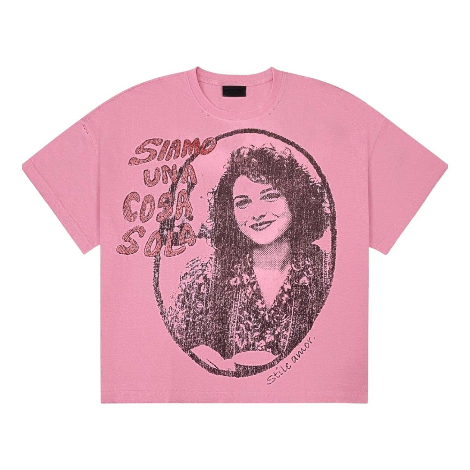 Stile De Amor 'Cosa Sola' Pink Tee