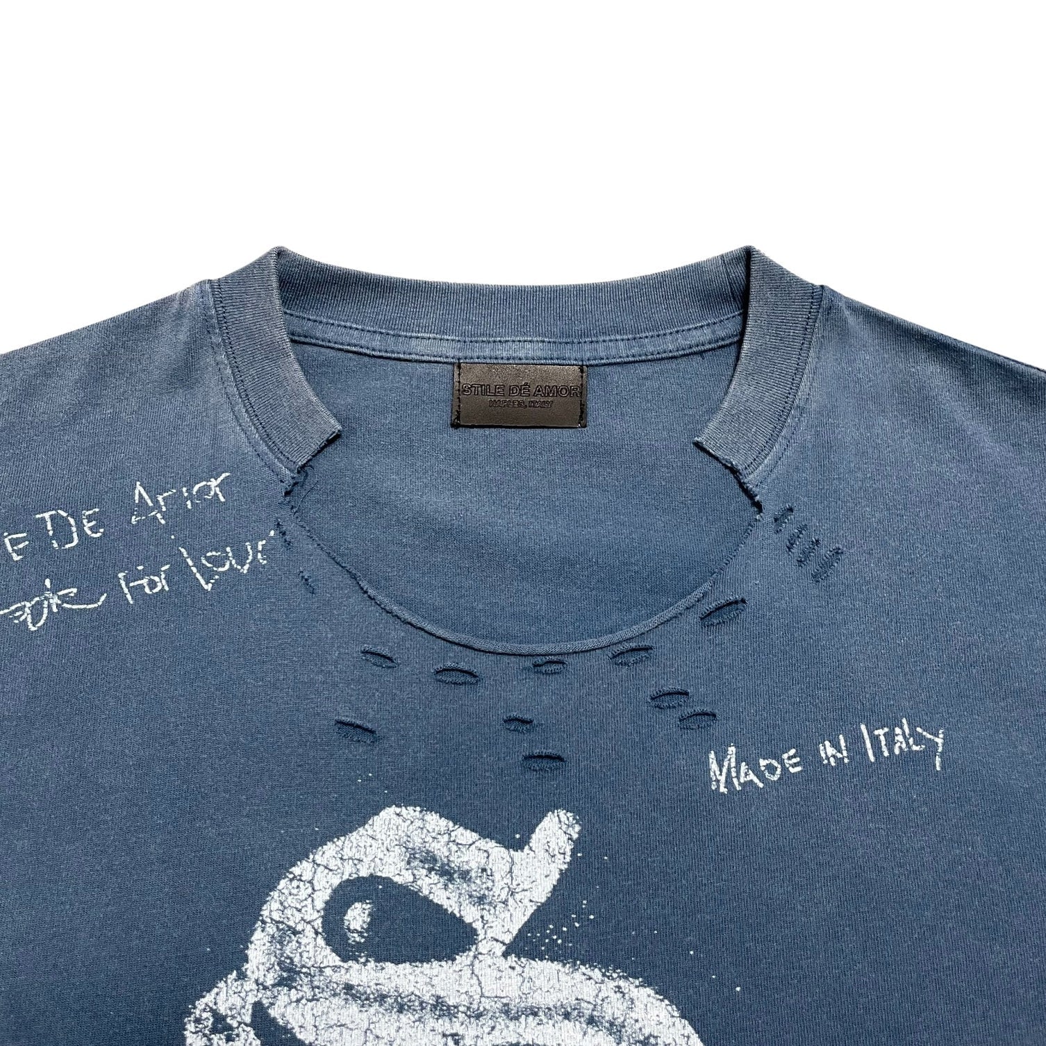 Stile De Amor 'Squadra SA' Blue LS Tee
