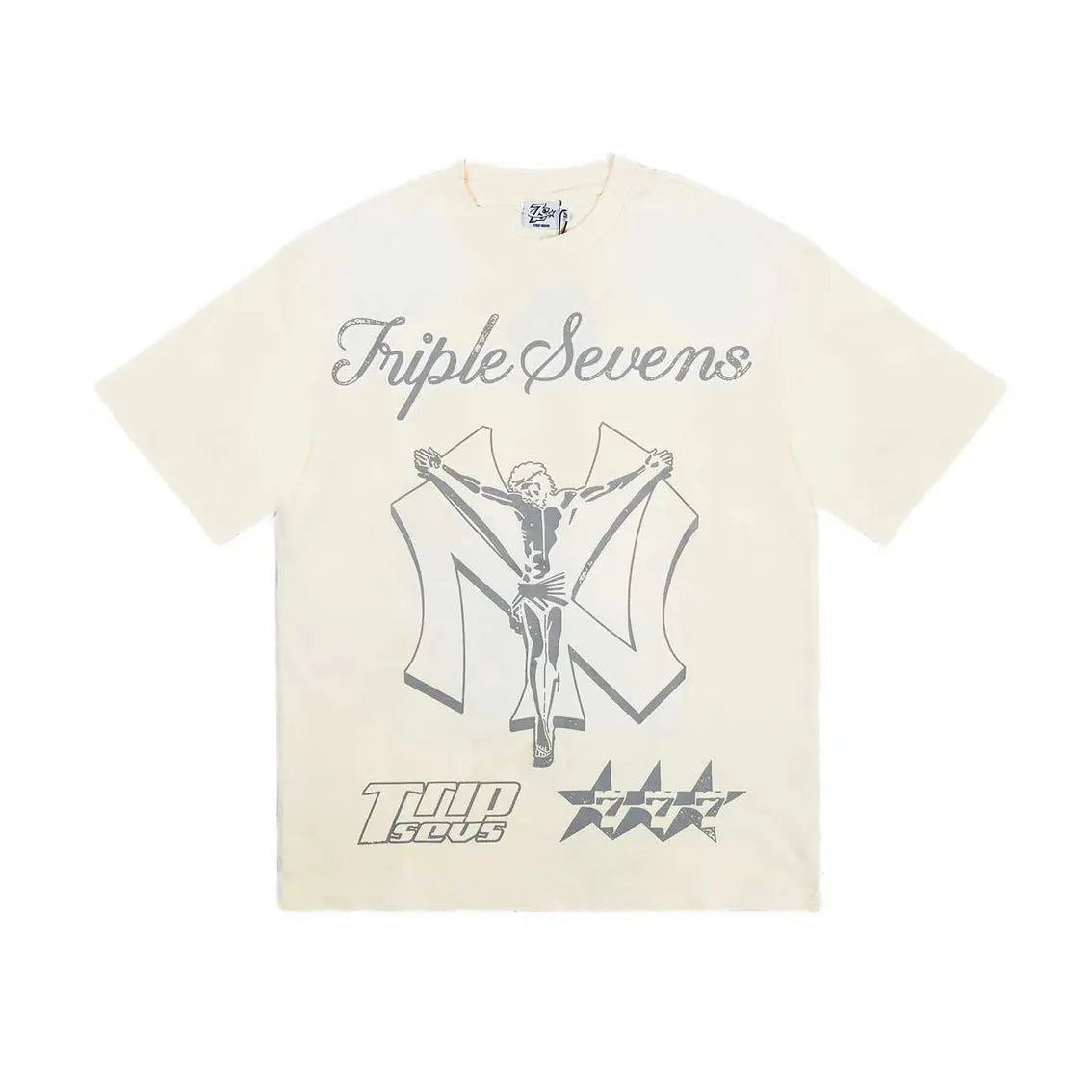 Triple Sevens 7 Savior Cream Tee