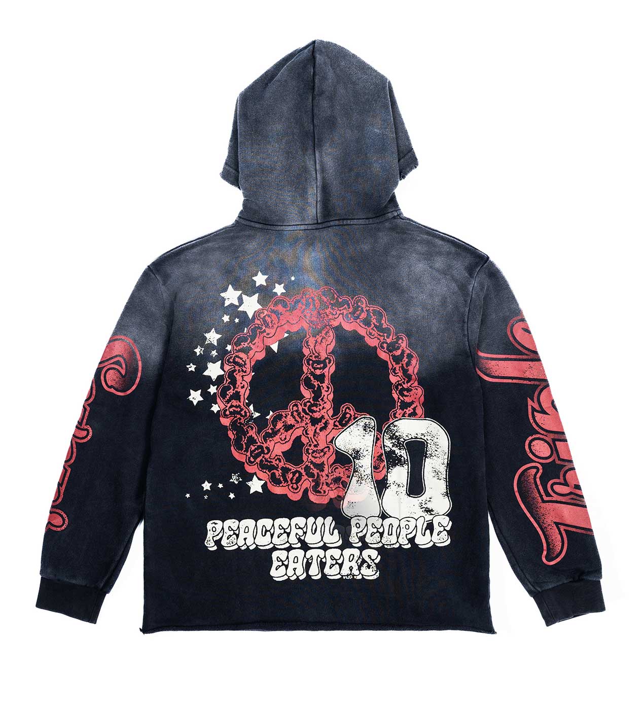 Triple Sevens 7 'All Star' Black & Red Hoodie