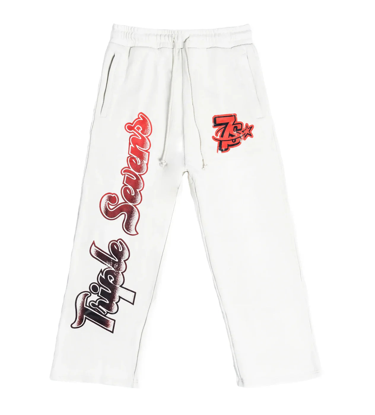 Triple Sevens 7 'All Star' White & Red Sweats
