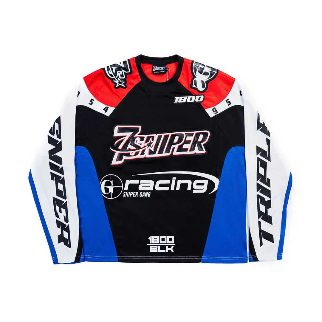 Triple Sevens 'Racing Jersey' Blue & Red Jersey