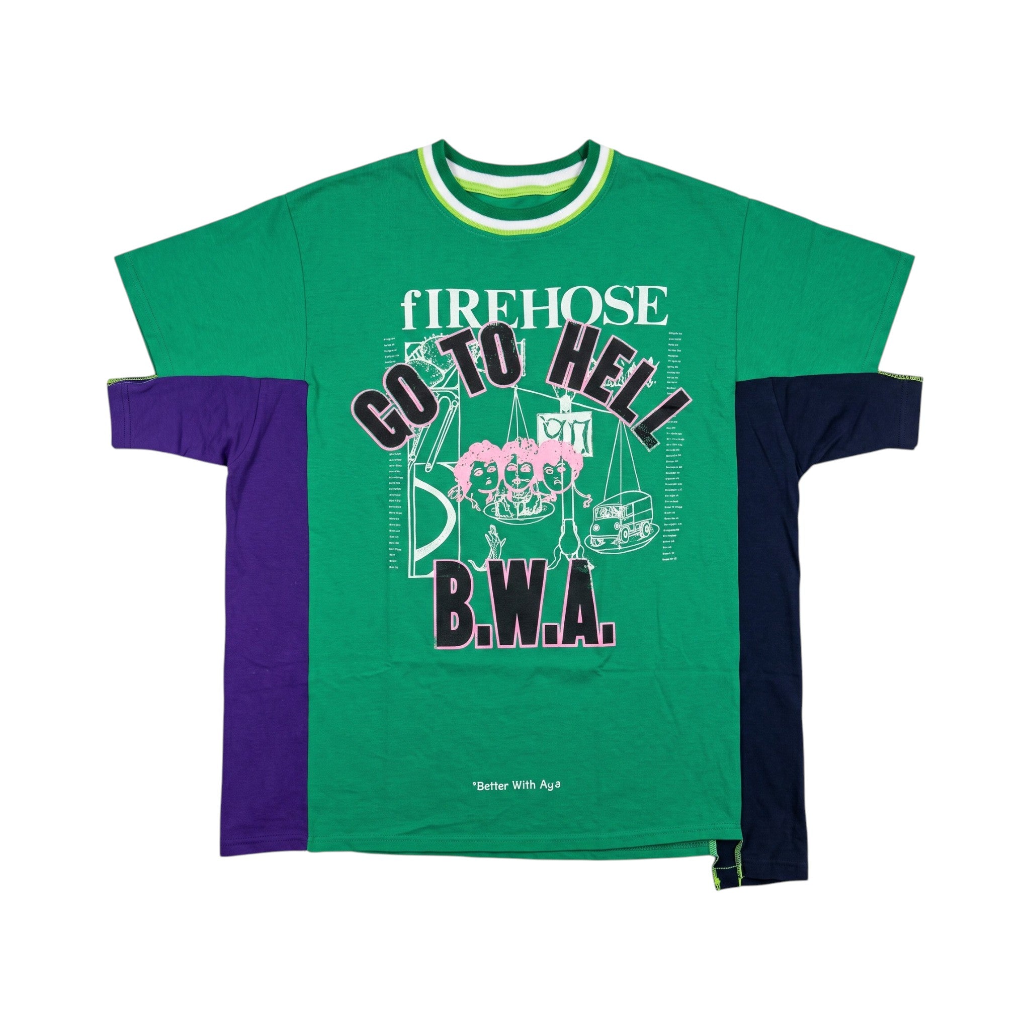 Better With Age 'Wrong 3 Panel' Multicolor Tee