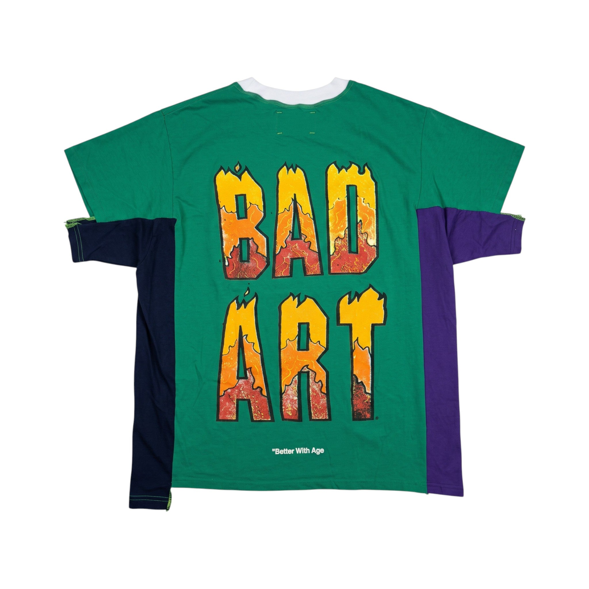 Better With Age 'Wrong 3 Panel' Multicolor Tee