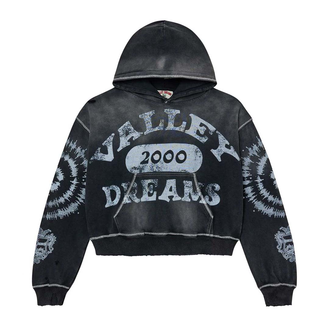 Vale Forever '2000 Spiral' Black Hoodie