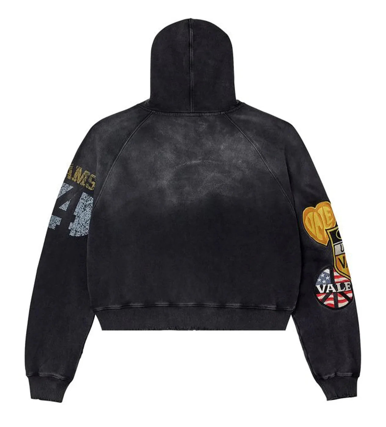 Vale Forever 'Army' Black Zip Up Hoodie