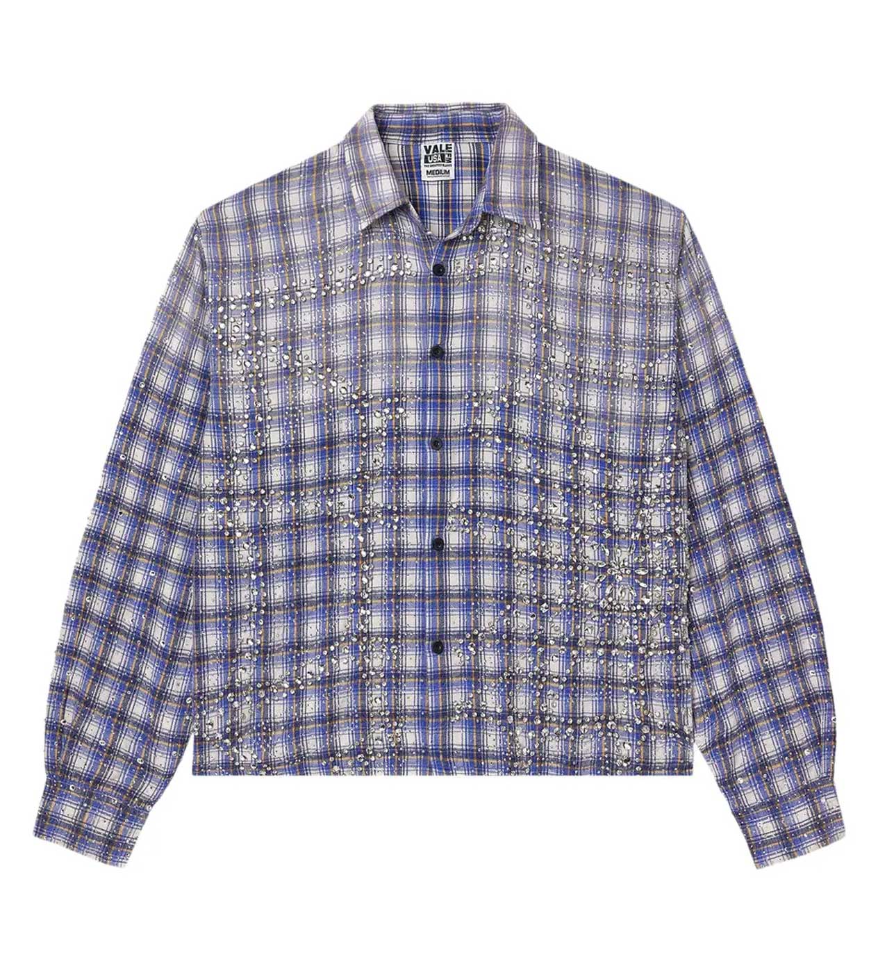 Vale Forever 'Blizzard' Light Blue Flannel Shirt