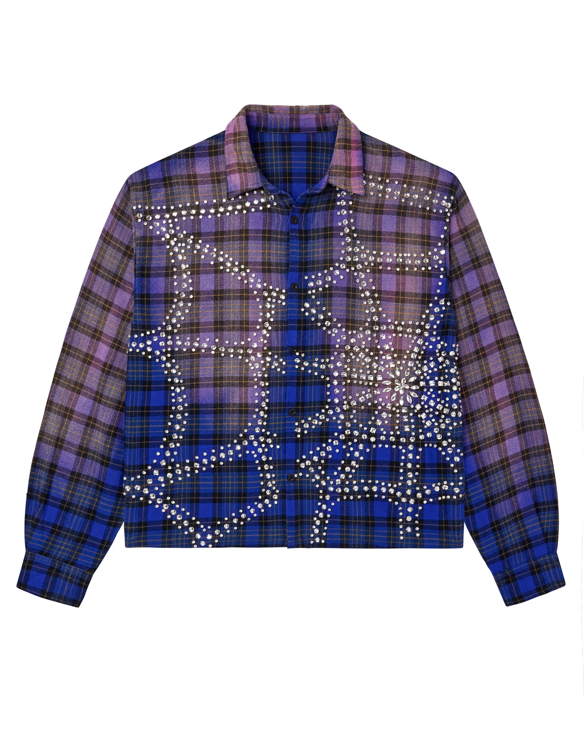 Vale Forever 'Blue Inferno' Blue Flannel Shirt