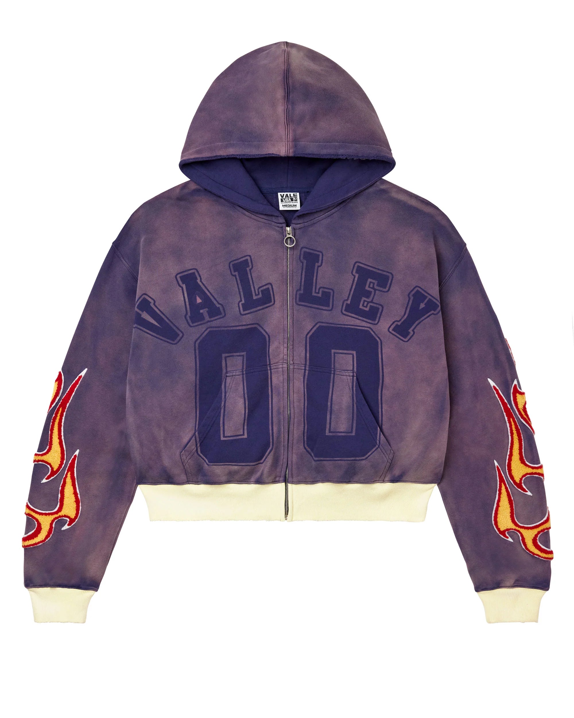 Vale Forever 'Chimera' Blue Zip Up Hoodie