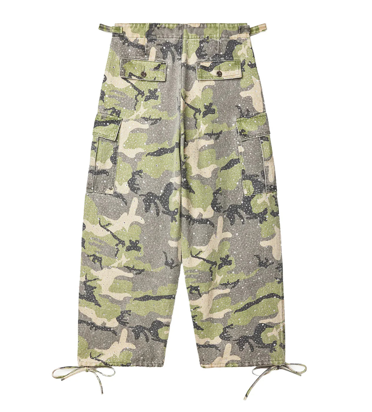Vale Forever 'Crystal Green' Camo Cargo Pants