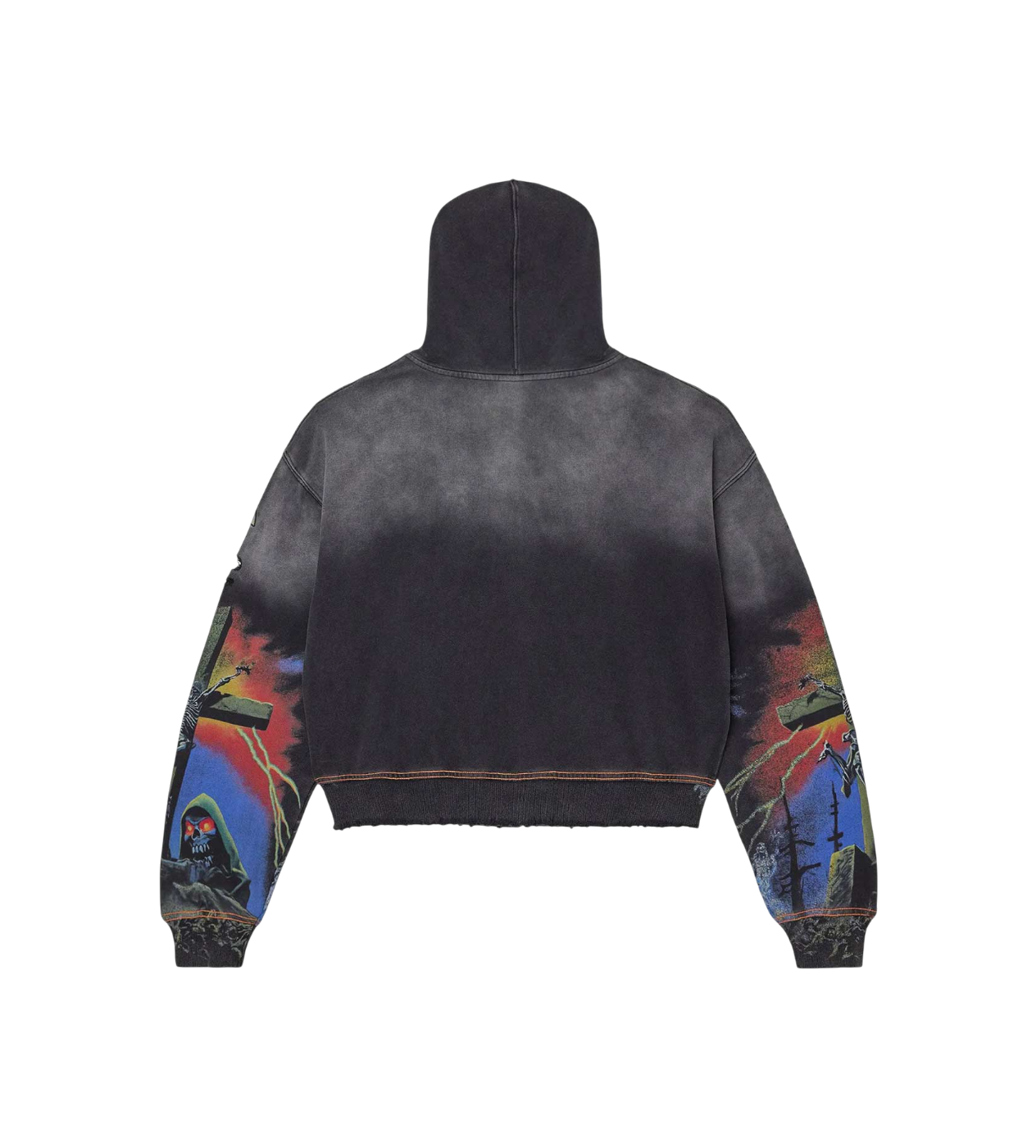 Vale Forever 'Damned Big' Black Zip Up Hoodie