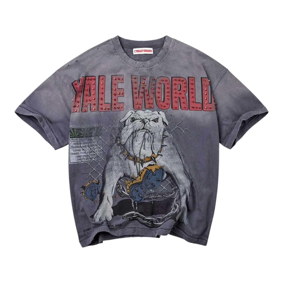 Vale Forever 'Dog Yard' Grey Tee