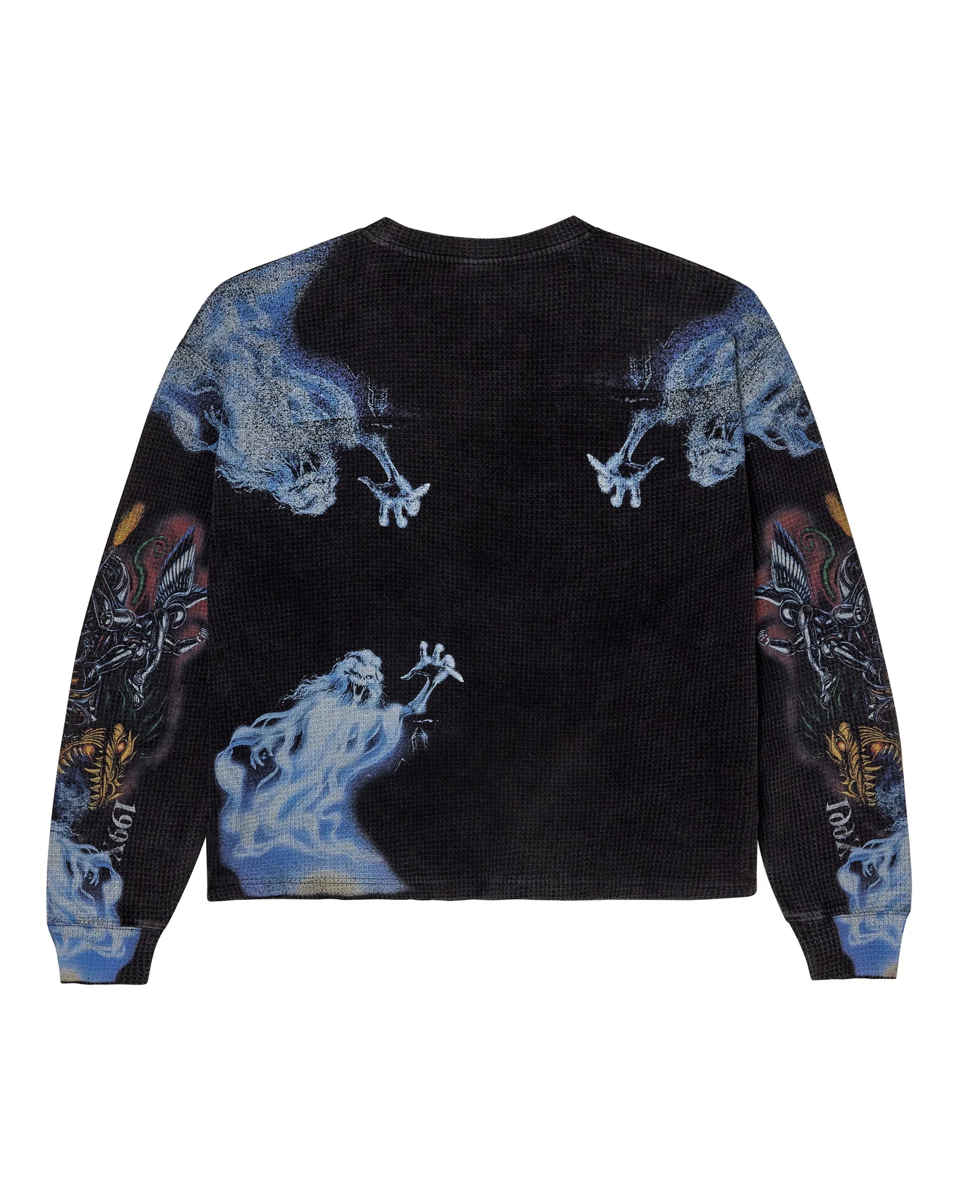 Vale Forever 'Fear' Black & Blue Thermal Tee