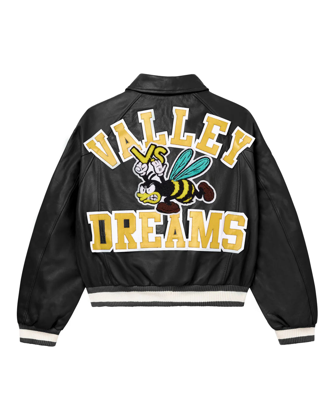 Vale Forever 'Mascot' Black Bomber Jacket