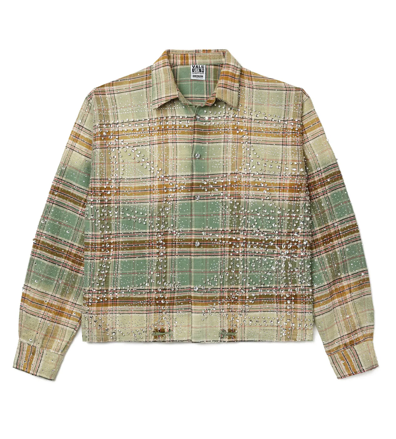 Vale Forever 'Mystikal Green' Green Flannel Shirt