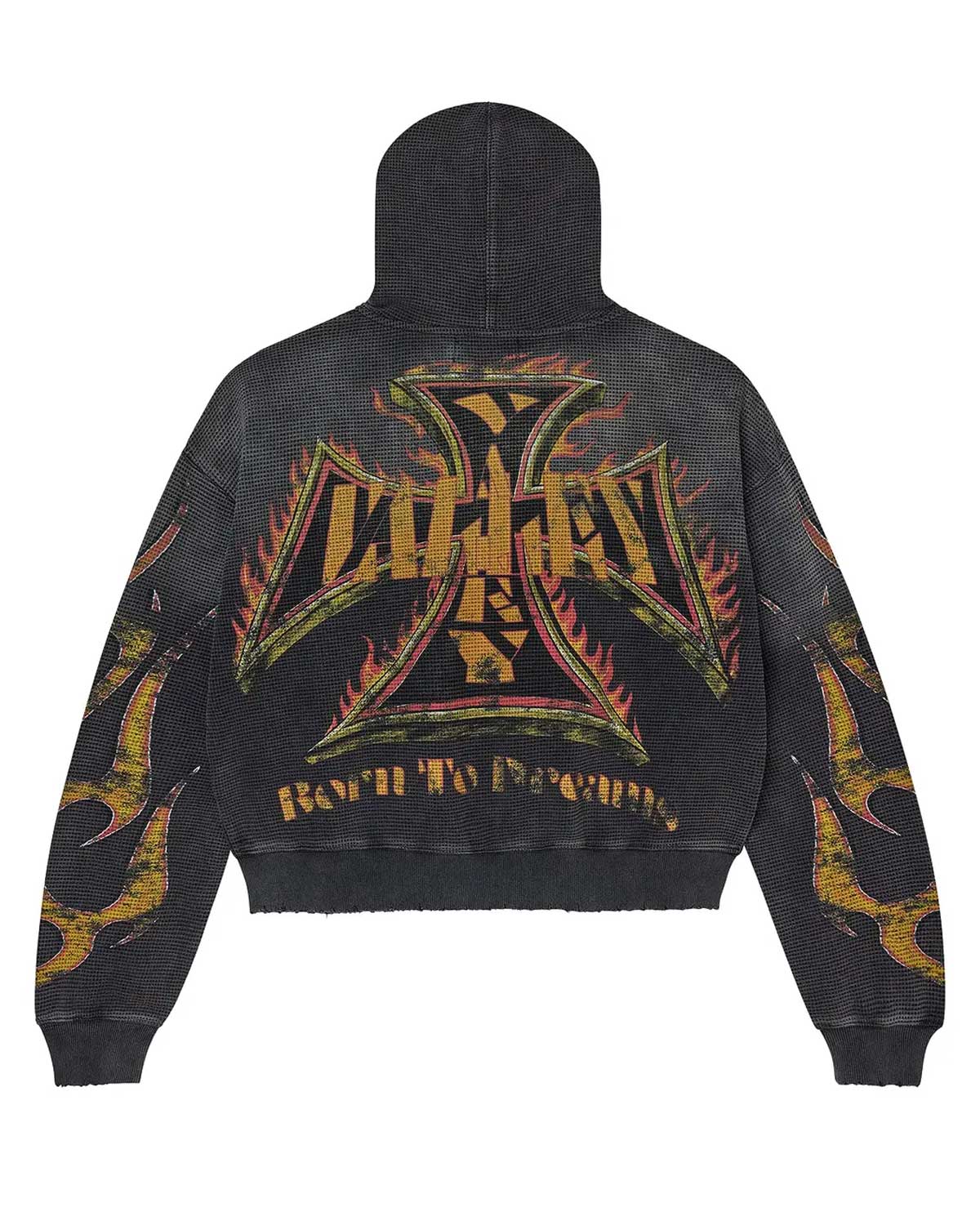 Vale Forever 'Reborn' Black Zip Up Hoodie