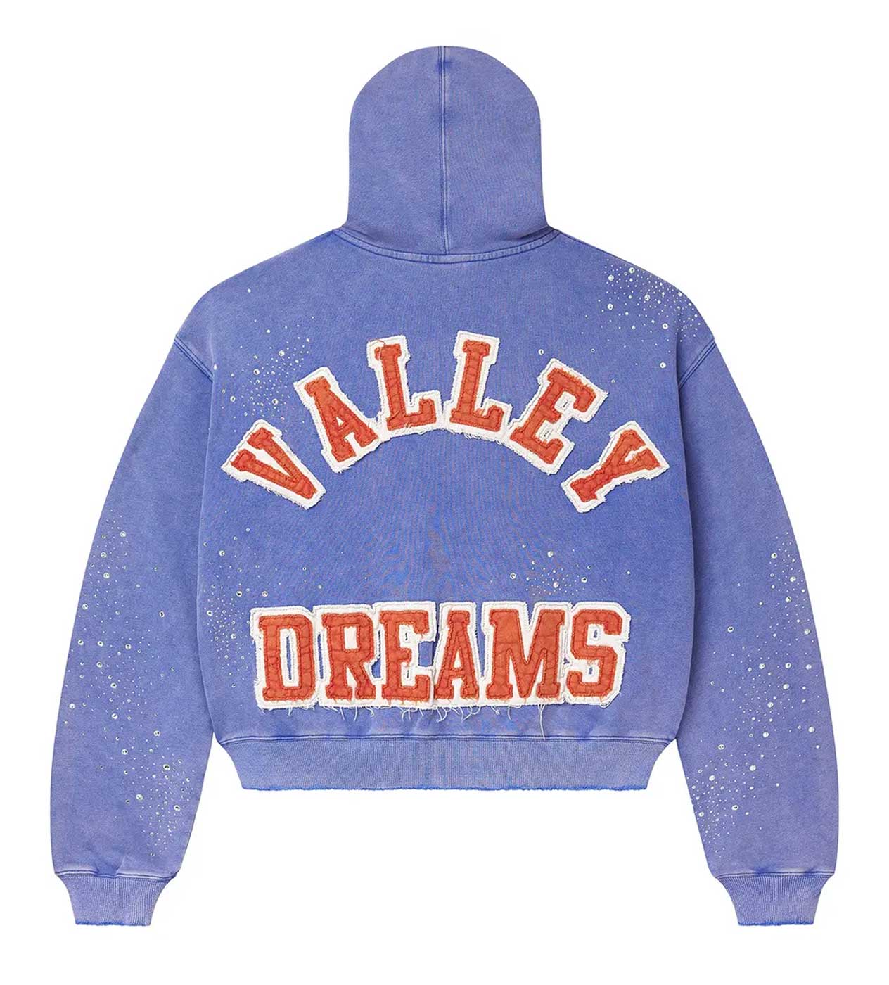 Vale Forever 'Sea Clustered' Light Blue Zip Up Hoodie