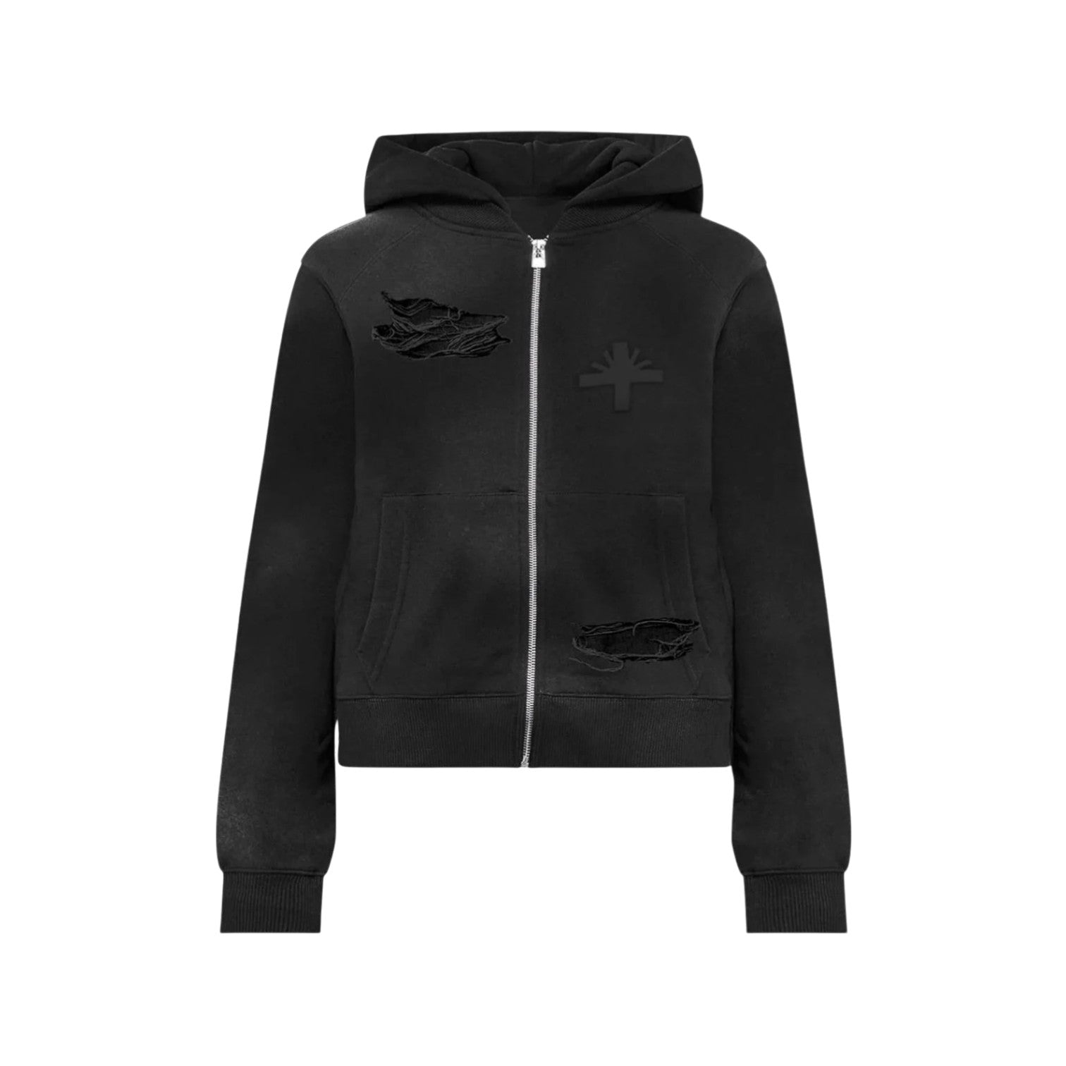 Vertabrae 'Classic' Obsidian Full Zip Hoodie