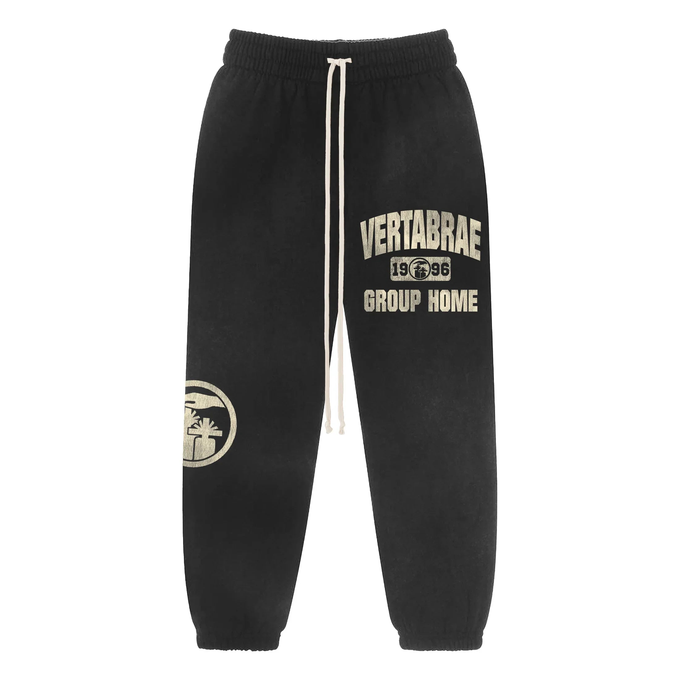 Vertabrae 'Group Home' Black Sweats