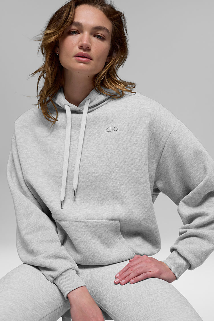 ALO 'Accolade' Grey Pullover Hoodie