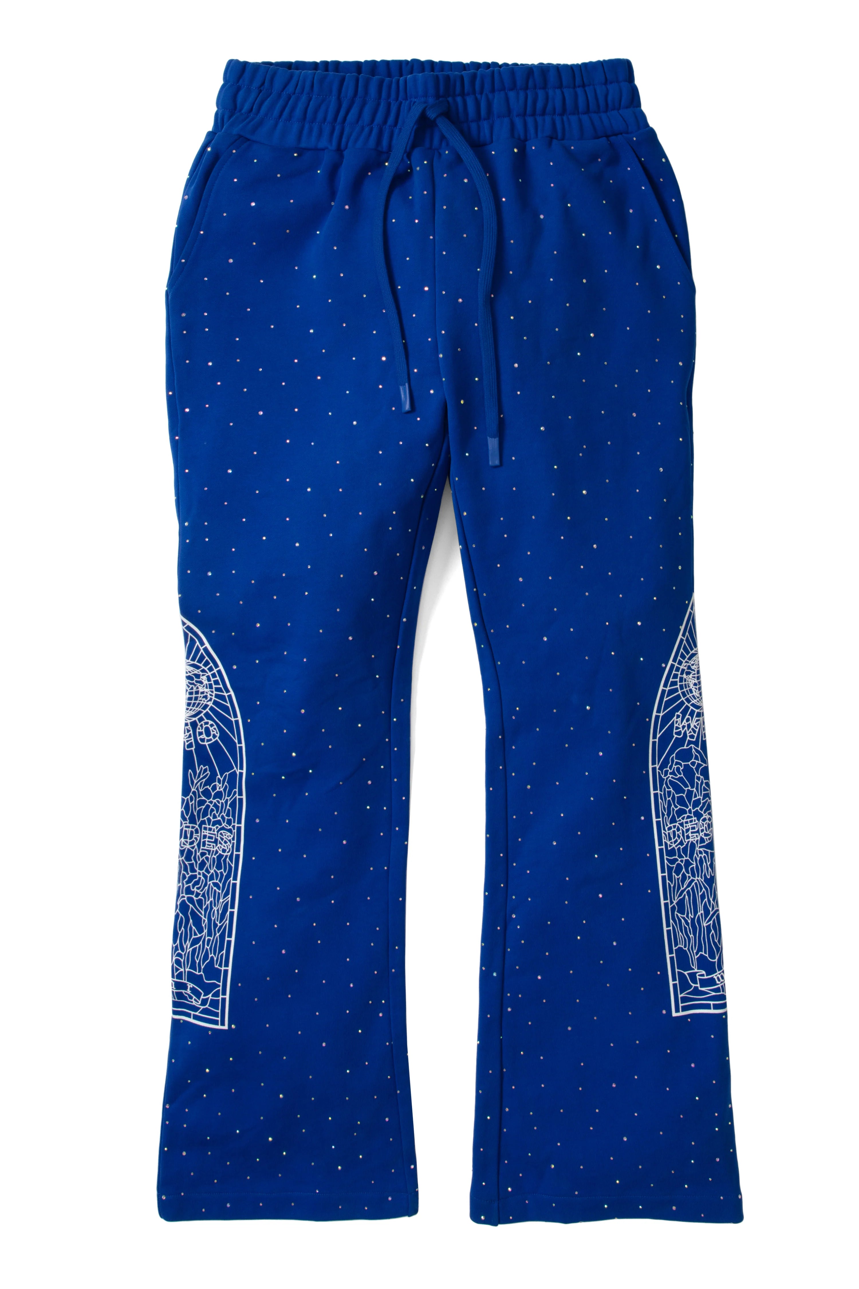 WDW "Stained Glass" Indigo Rhinestone Sweats