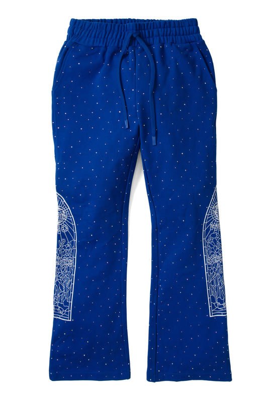 WDW "Stained Glass" Indigo Rhinestone Sweats