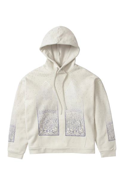 WDW "Stained Glass" Rhinestone Cream Hoodie