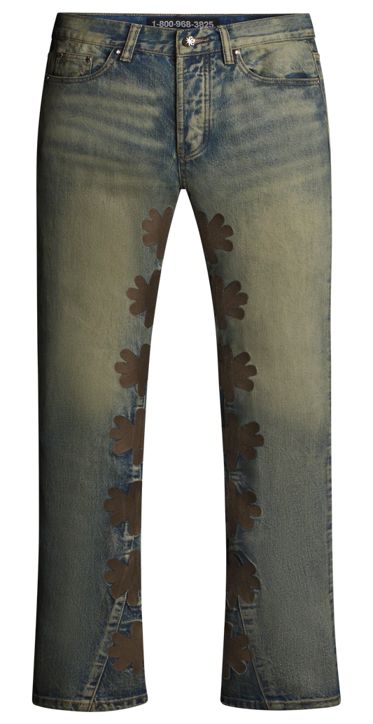 LOST SHDWS DRTY Titanium Blue Jeans
