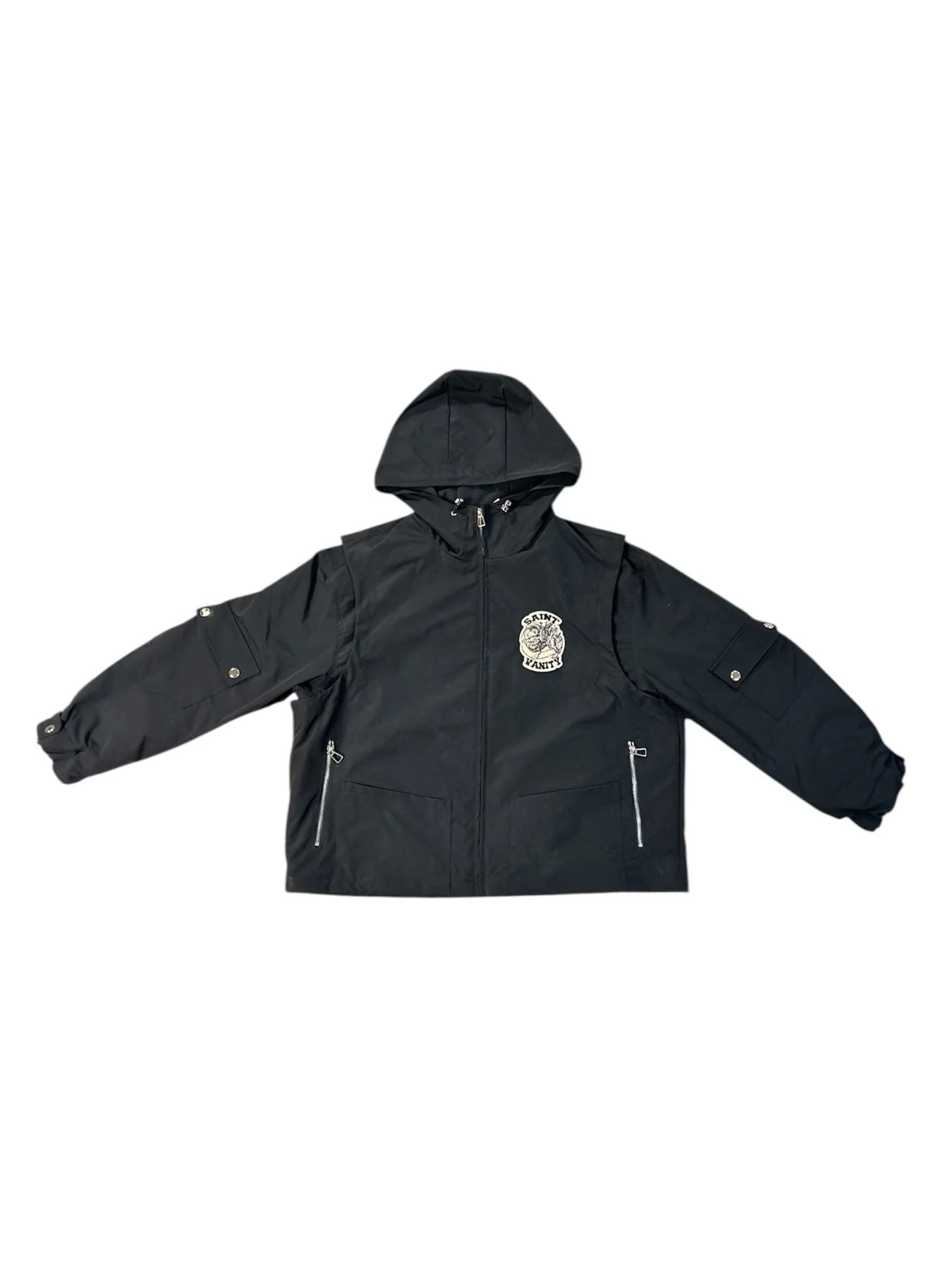 Saint Vanity 'Cargo 26' Black Nylon Jacket