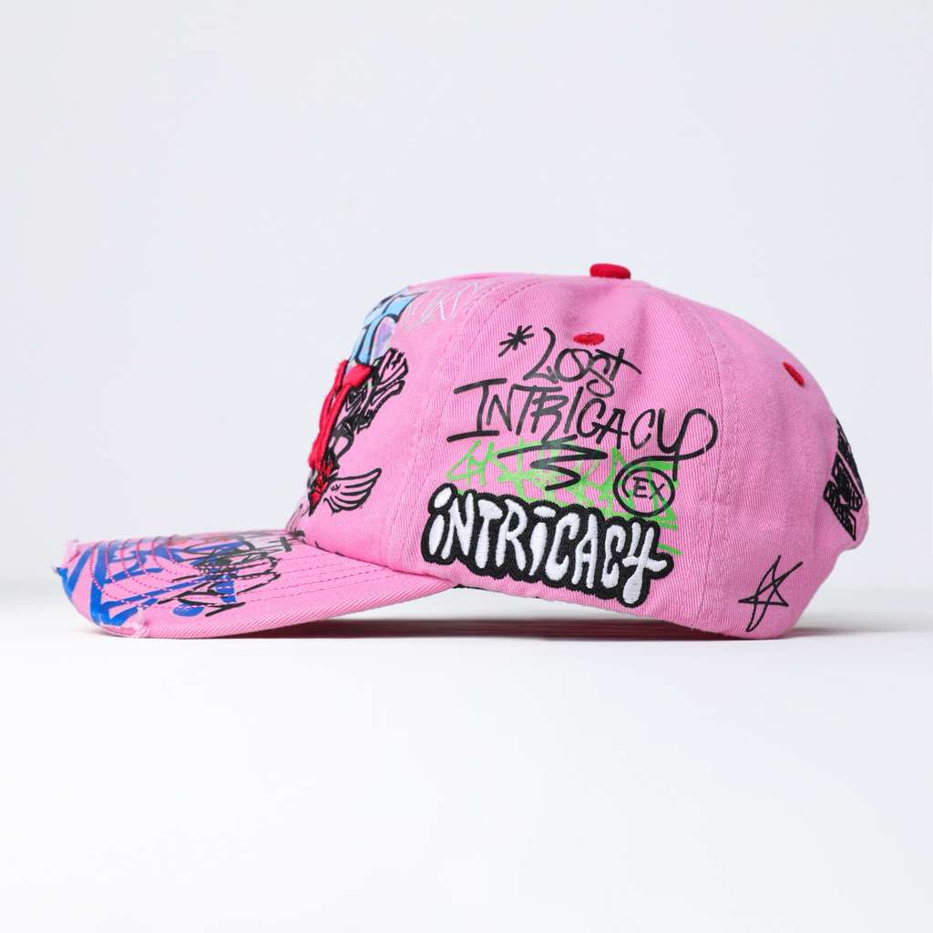 Lost Intricacy 'NY Canvas' Pink Cap