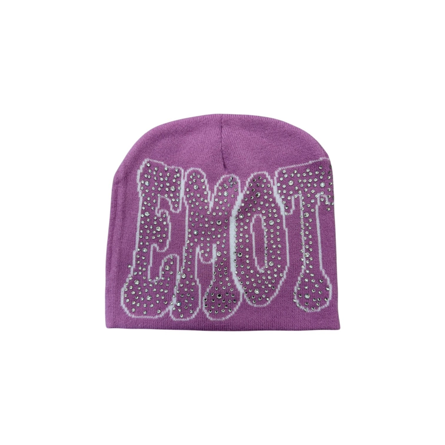 Mixed Emotions 'Rhinestone' Pink Beanie