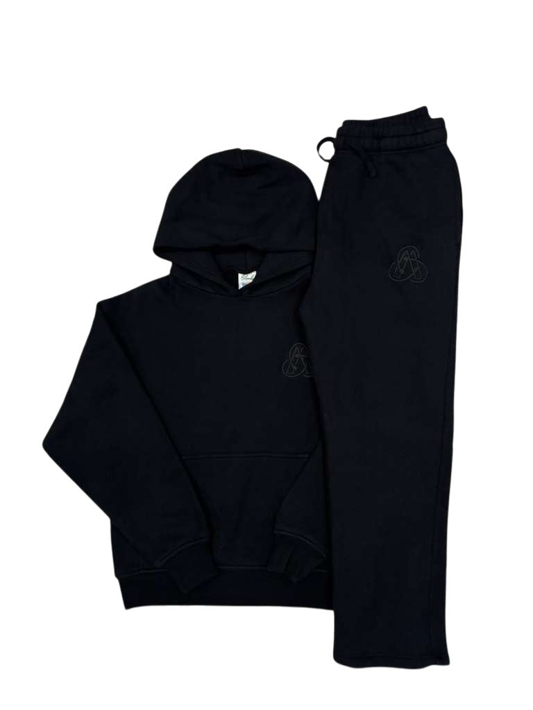 Chamber 13 Studio 'Logo' Black Sweats